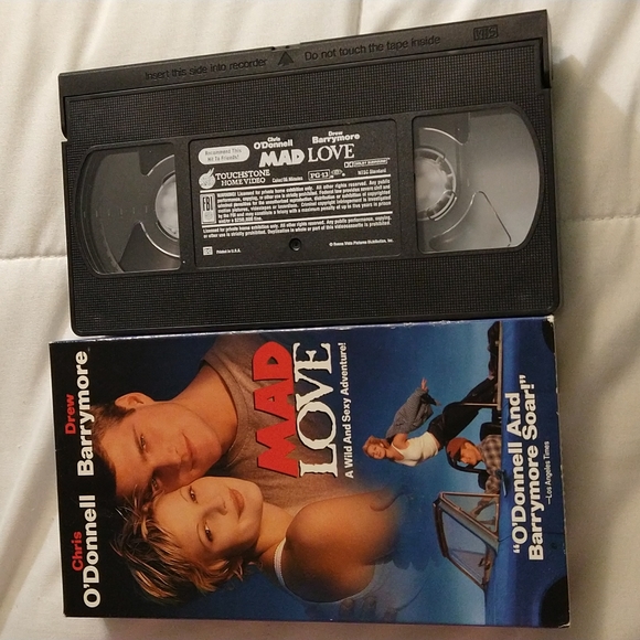 6/$15 Mad Love (1995 vhr tape, ) Drew Barrymore - Picture 3 of 4